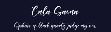 Cala Saona by Kong Font — Script Handwritten Font — thumbnail 2