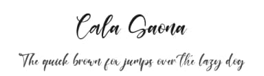 Cala Saona by Kong Font — Script Handwritten Font — thumbnail 1