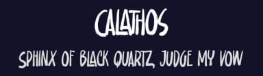 Calathos by Gassstype — Script Handwritten Font — thumbnail 2