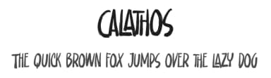 Calathos by Gassstype — Script Handwritten Font — thumbnail 1