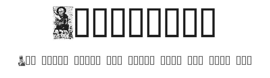 Calaveras by 323 Productions — Dingbats Font