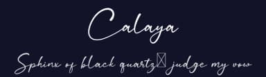 Calaya by Craft Supply Co. — Script Handwritten Font — thumbnail 2