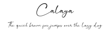 Calaya by Craft Supply Co. — Script Handwritten Font — thumbnail 1