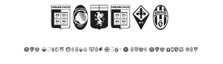 Calcio by Ding Bang — Dingbats Font