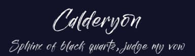 Calderyon by Letterena Studios — Script Handwritten Font — thumbnail 2