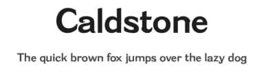 Caldstone by Typodermic Fonts — Sans Serif Font — thumbnail 1