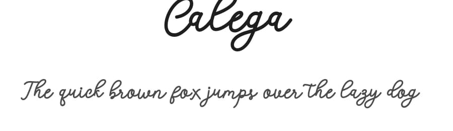 Calega by Creative Lab — Script Handwritten Font