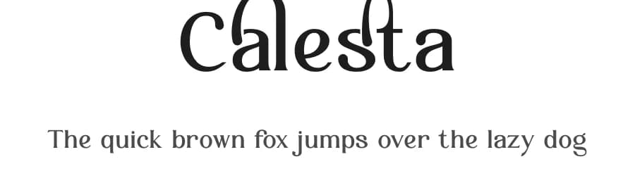 Calesta by Muflieart — Serif Font