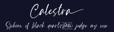 Calestra by Ditatype — Script Handwritten Font — thumbnail 2