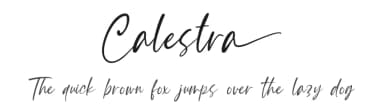 Calestra by Ditatype — Script Handwritten Font — thumbnail 1