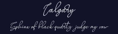 Calgary by Vunira Design — Script Handwritten Font — thumbnail 2