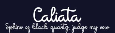 Caliata by Jadatype — Script Handwritten Font — thumbnail 2