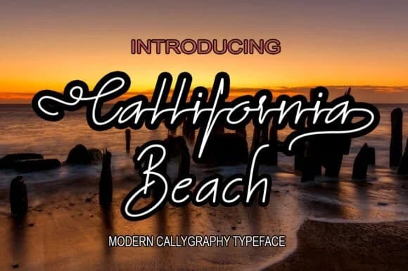 California Beach Duo Font by art design — Script Handwritten Font — preview 1