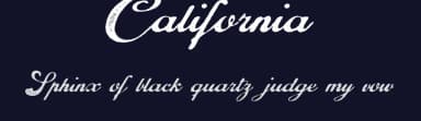 California by Billy Argel Fonts ® — Script Handwritten Font — thumbnail 2