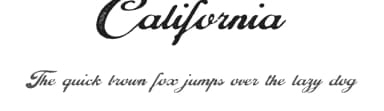 California by Billy Argel Fonts ® — Script Handwritten Font — thumbnail 1