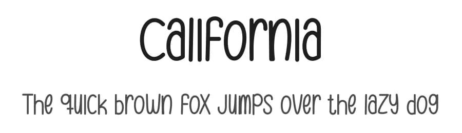 California by Kateeng Ciu — Script Handwritten Font