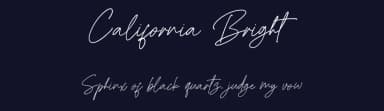 California Bright by alphArtype — Script Handwritten Font — thumbnail 2