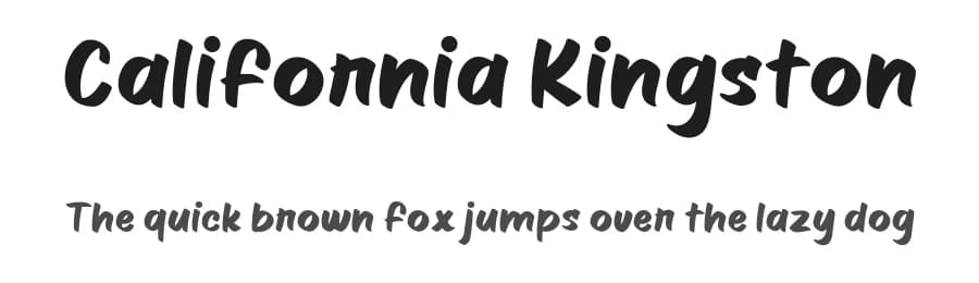 California Kingston by Eifetstype — Script Handwritten Font