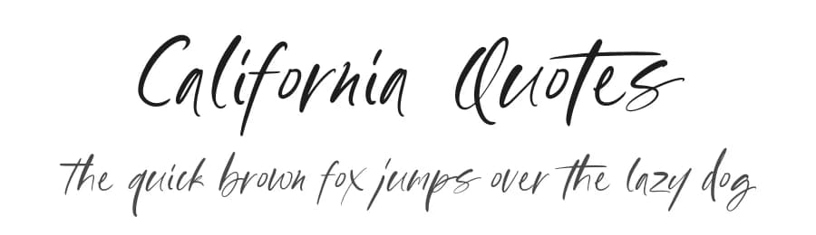 California Quotes by Letterhend Studio — Script Handwritten Font