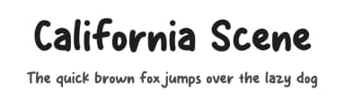 California Scene by MJType — Script Handwritten Font — thumbnail 1