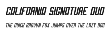 California Signature Duo by Staircase Studio — Sans Serif Font — thumbnail 1