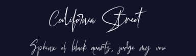 California Street by Letterara — Script Handwritten Font — thumbnail 2
