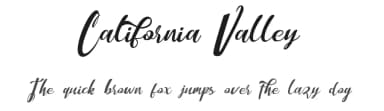 California Valley by Mengulirpena — Script Handwritten Font — thumbnail 1
