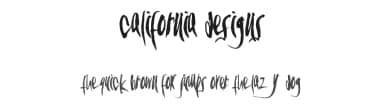 California Designs by Xerographer Fonts — Script Handwritten Font — thumbnail 1