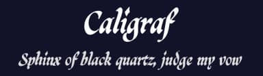 Caligraf by Måns Grebäck — Script Handwritten Font — thumbnail 2
