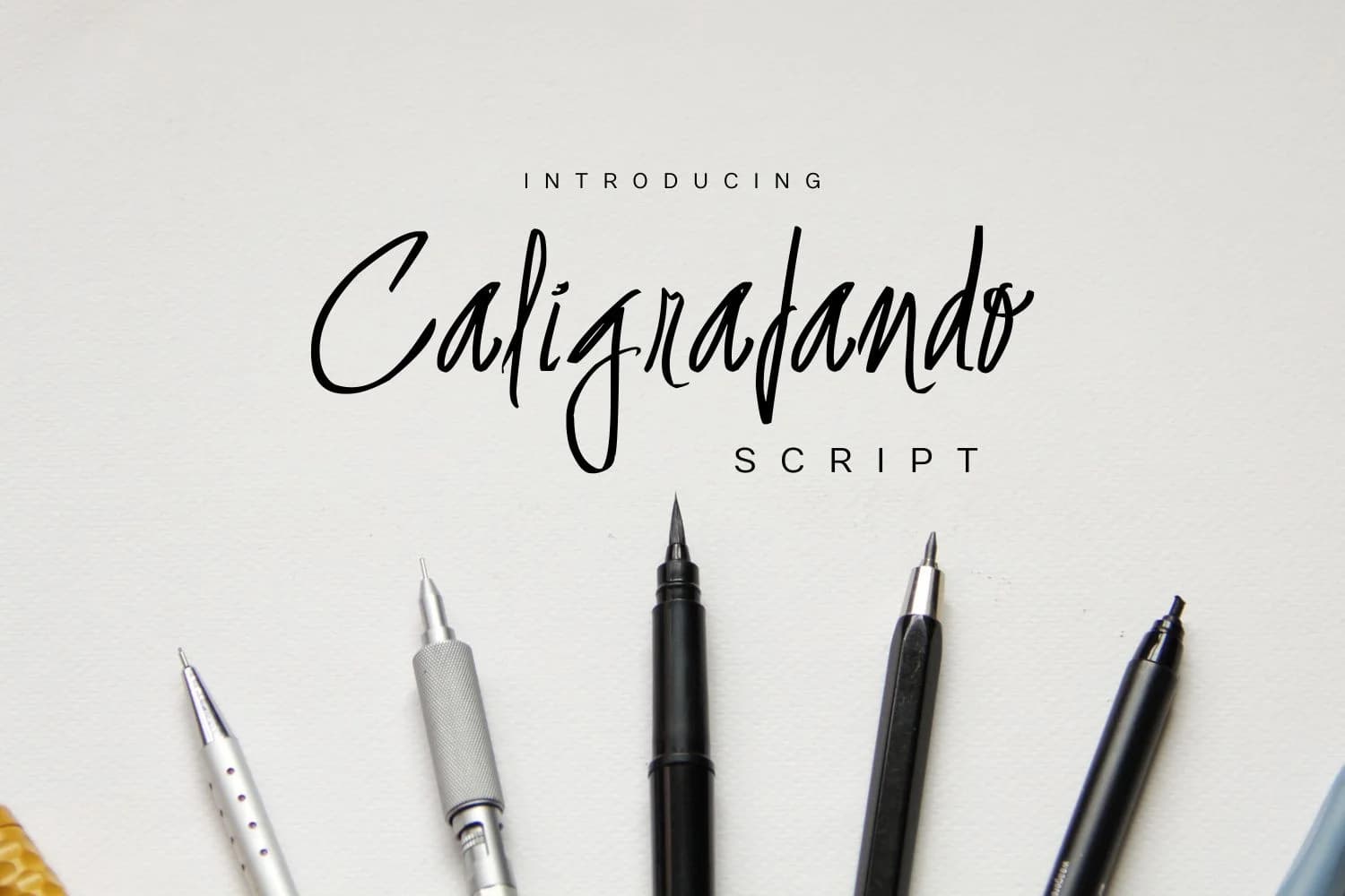 Caligrafando Script Font by Marcelo Inez — Script Handwritten Font — preview 1
