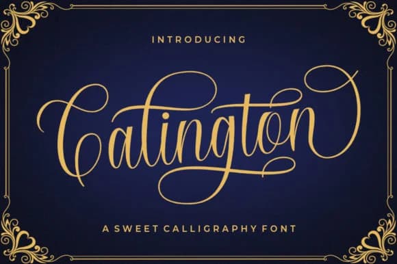 Calington Font by supotype — Script Handwritten Font