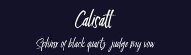 Calisatt by Konstantine Studio — Script Handwritten Font — thumbnail 2