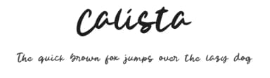Calista by kidzdsgn — Script Handwritten Font — thumbnail 1