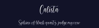 Calista by Fikryal studio — Script Handwritten Font — thumbnail 2