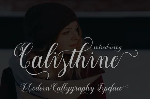 Calisthine Font by saidi studio — Script Handwritten Font