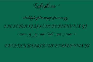 Calisthine Font by saidi studio — Script Handwritten Font — thumbnail 5