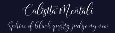 Calistta Mentali by Perspectype Studio - Letterena.com — Script Handwritten Font — thumbnail 2