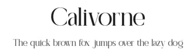 Calivorne by Muksal Creative — Serif Font — thumbnail 1