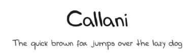 Callani by Ana Calliari — Script Handwritten Font — thumbnail 1