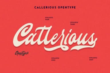 Callerious Font by TempCraft — Script Handwritten Font — thumbnail 1