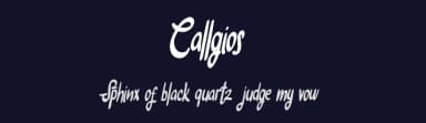 Callgios by Vunira Design — Script Handwritten Font — thumbnail 2