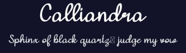 Calliandra by Katario Studio — Script Handwritten Font — thumbnail 2