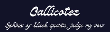 Callicotez by Sesa Grafika — Script Handwritten Font — thumbnail 2