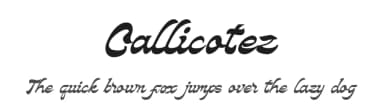 Callicotez by Sesa Grafika — Script Handwritten Font — thumbnail 1
