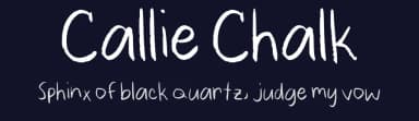 Callie Chalk by Crice — Script Handwritten Font — thumbnail 2