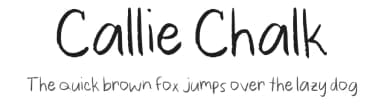Callie Chalk by Crice — Script Handwritten Font — thumbnail 1