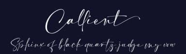 Callient by Riyadh Rahman — Script Handwritten Font — thumbnail 2
