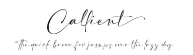 Callient by Riyadh Rahman — Script Handwritten Font — thumbnail 1