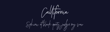 Callifornia by Ferry Ardana Putra — Script Handwritten Font — thumbnail 2