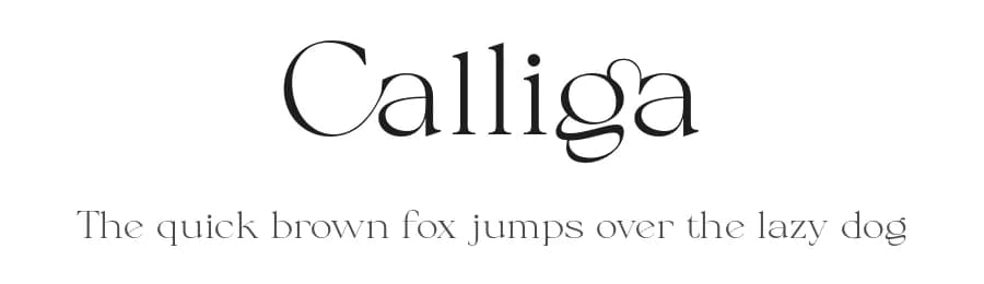 Calliga by BrandSemut — Serif Font